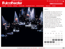 Tablet Screenshot of fulcotheater.nl